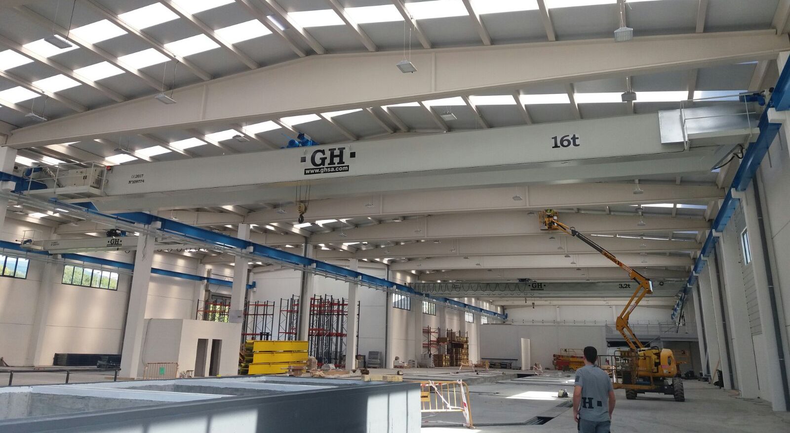 Grúas puente GH instaladas en TROGER