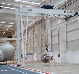 Gruas semiportico